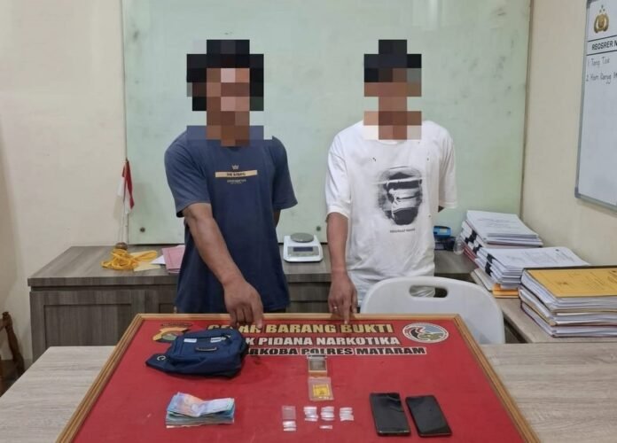 Diduga Transaksi Belasan Poket Sabu, Dua Pria Ditangkap Polisi