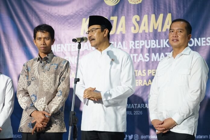 Kemensos RI Gandeng Unram Dorong Pemberdayaan Sosial di NTB