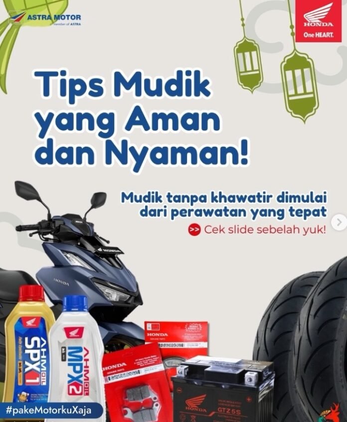 Mudik Lebih Aman, Ini Tips dari Astra Motor NTB