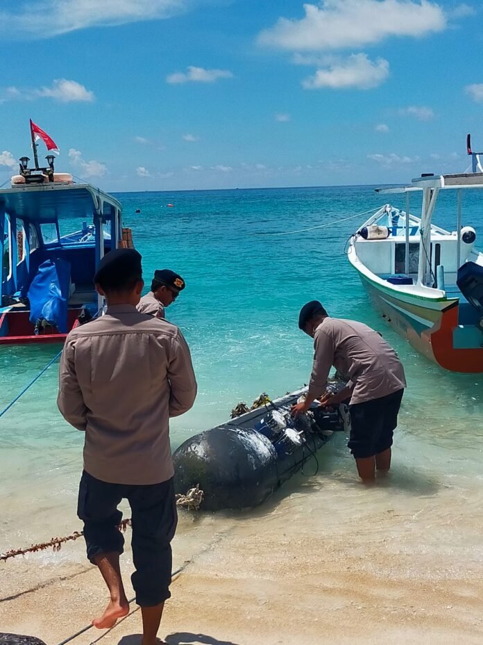 Bertuliskan Aksara Cina, Polres Lombok Utara Amankan Benda Diduga Alat Observasi di Gili Trawangan