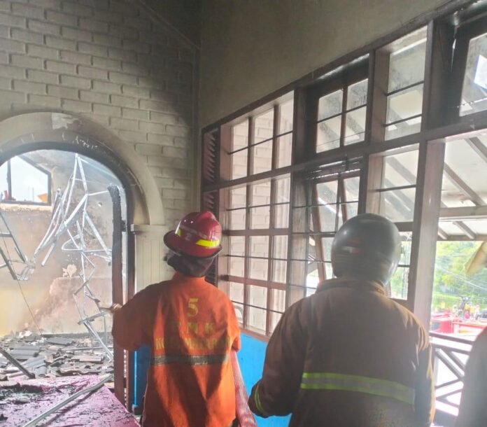 Dapur MBG di Mataram Terbakar