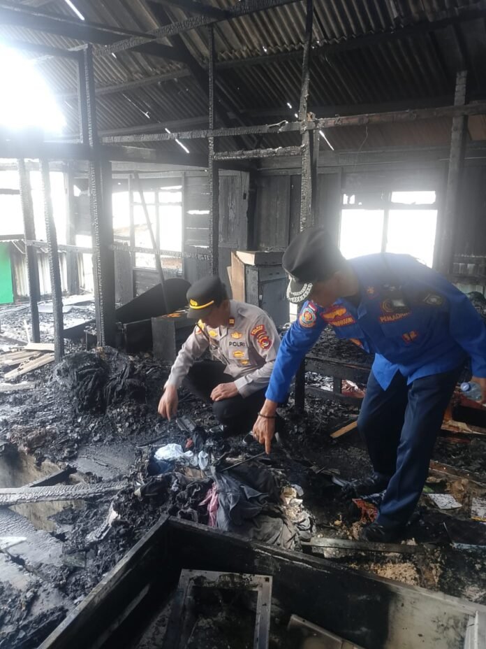 Empat Unit Rumah di Dusun Kalibaru Terbakar