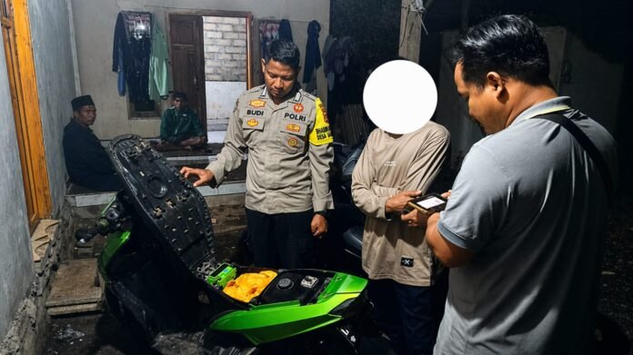 Terduga Pelaku Curanmor Area Parkir Puskesmas Senaru Ditangkap