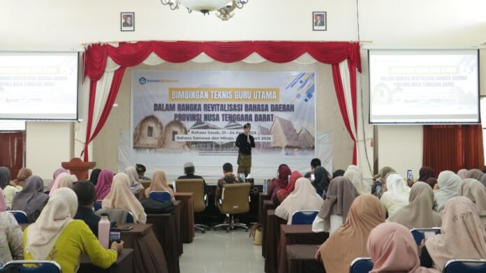 Sasaran Guru Peserta Bimtek Revitalisasi Bahasa Daerah Diperluas