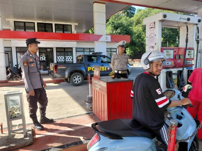 Polres KSB Monitoring Harga BBM di Tingkat Masyarakat
