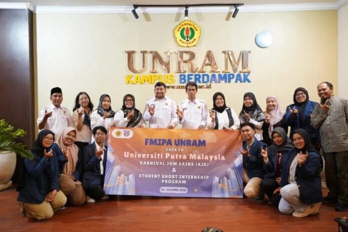 Mahasiswa FMIPA Unram Ikuti Pameran Sains dan Internship di Malaysia