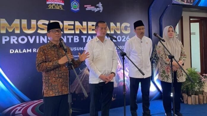 Musrenbang 2026, Mensos, Menteri Desa dan PDT Apresiasi Arah Pembangunan NTB