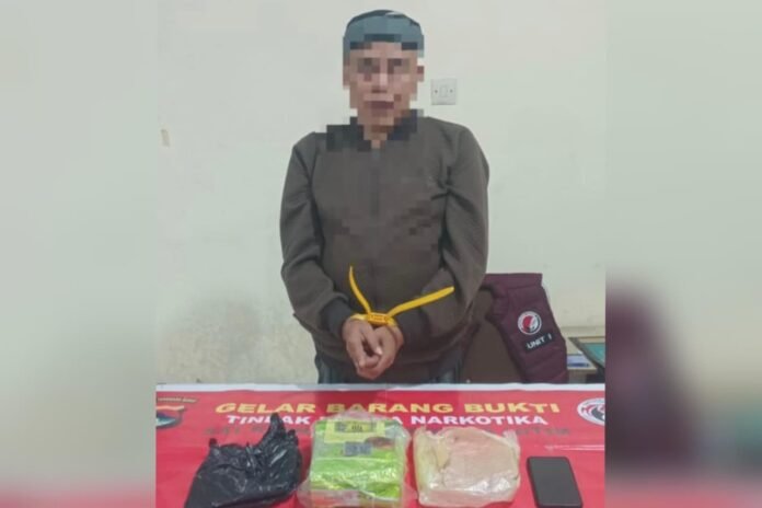 Polisi Sita 1,08 Kg Sabu dari Seorang Pria di Lombok Timur