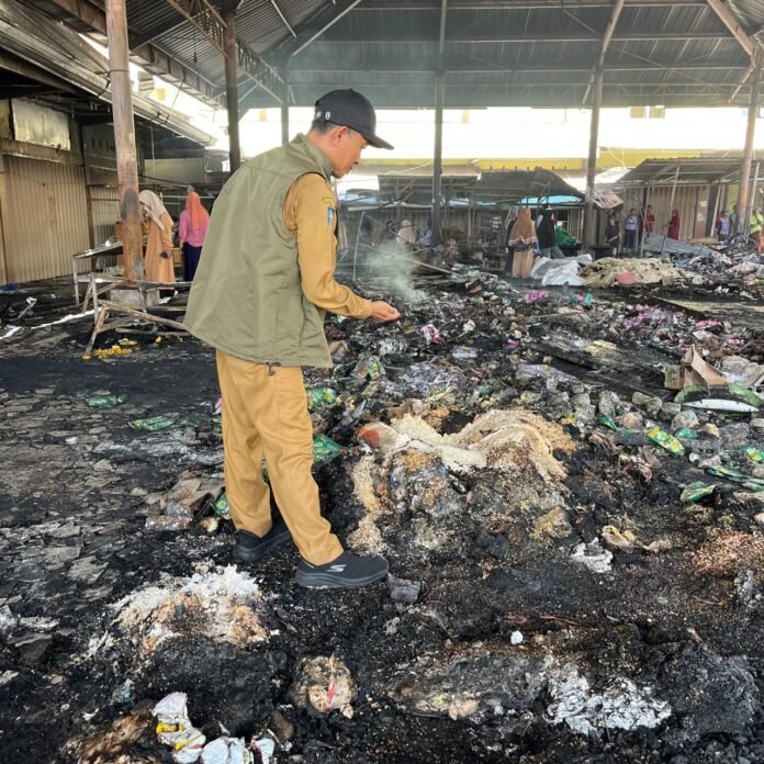 Kebakaran Pasar Pringgabaya, 164 Pedagang Kehilangan Lapak