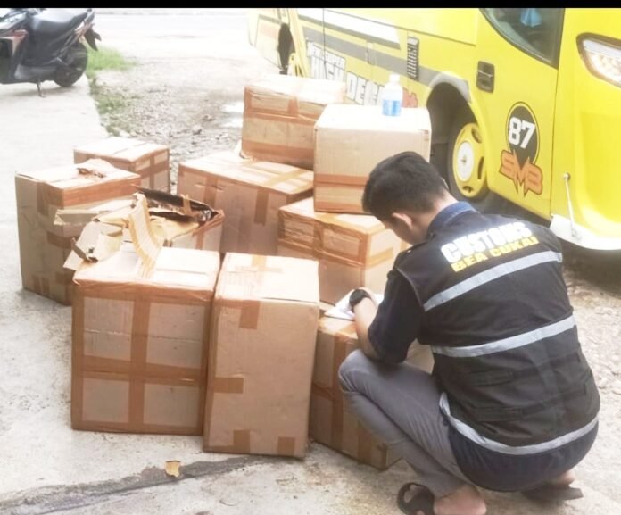 Bea Cukai Gagalkan Peredaran Rokok Ilegal