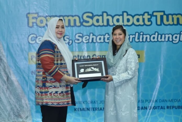 Kepada Menteri Komdigi, Wagub Dinda Lapor Masih Ada Daerah ‘’Blank Spot’’ di NTB