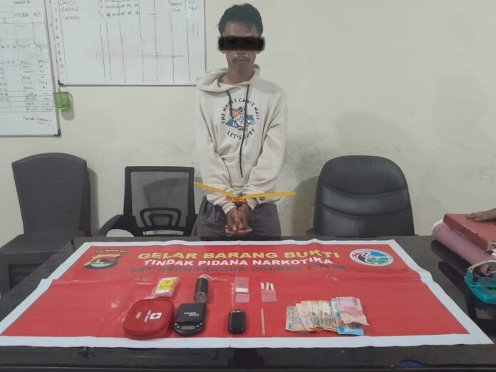 Satresnarkoba Polres Lotim Ringkus Terduga Pengedar Sabu-Sabu di Sakra