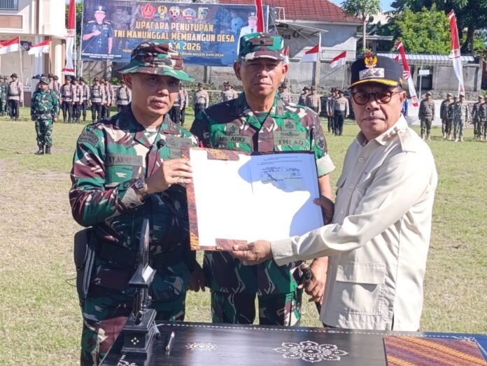 TMMD Ke-128 di Lotim Tuntas, Danrem 162 Wira Bhakti: Ini Bukti Nyata Kemanunggalan TNI dan Rakyat