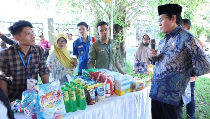 Stabilkan Harga Bapok Jelang Iduladha, Loteng Gelar Gerakan Pangan Murah