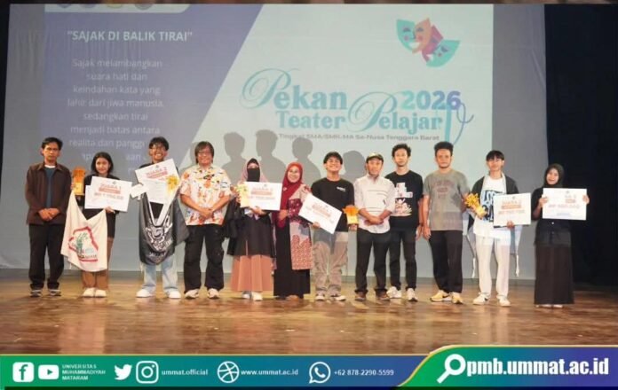 PTP NTB 2026 UKM Teater Sasentra Ummat Jadi Magnet Kreativitas Anak Muda