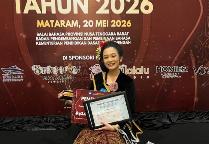 Menginspirasi Generasi Muda, Mahasiswi Prodi Manajemen FEB Universitas Bumigora Raih Prestasi pada Ajang Duta Bahasa NTB