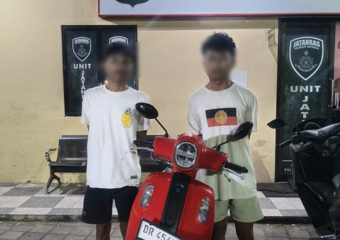 Polisi Tangkap Terduga Pelaku Pencurian Belasan Sepeda Motor di Mataram