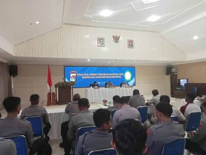 Unizar Sosialisasikan Penerimaan Mahasiswa Baru di Polda NTB, Tawarkan Jadwal Kuliah Fleksibel dan Biaya Terjangkau