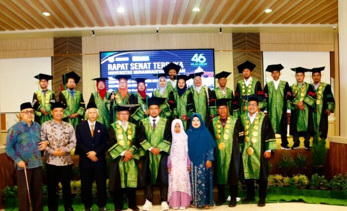 Ummat Gelar Resepsi Milad Ke-46 dan Pengukuhan Guru Besar, Wujudkan Kampus Unggul dan Berkemajuan