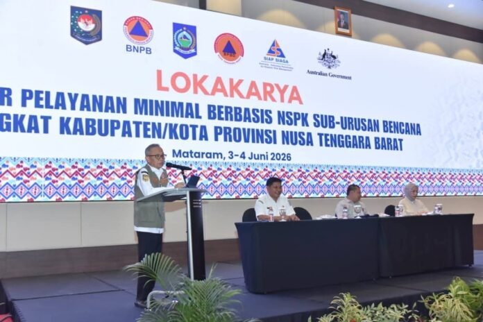 Sekda NTB: Masyarakat adalah Ukuran Keberhasilan Layanan Kebencanaan