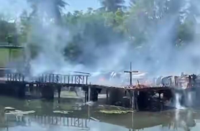Fasilitas Wisata Terbakar, Desa Seruni Mumbul Kesulitan Bangun Kembali