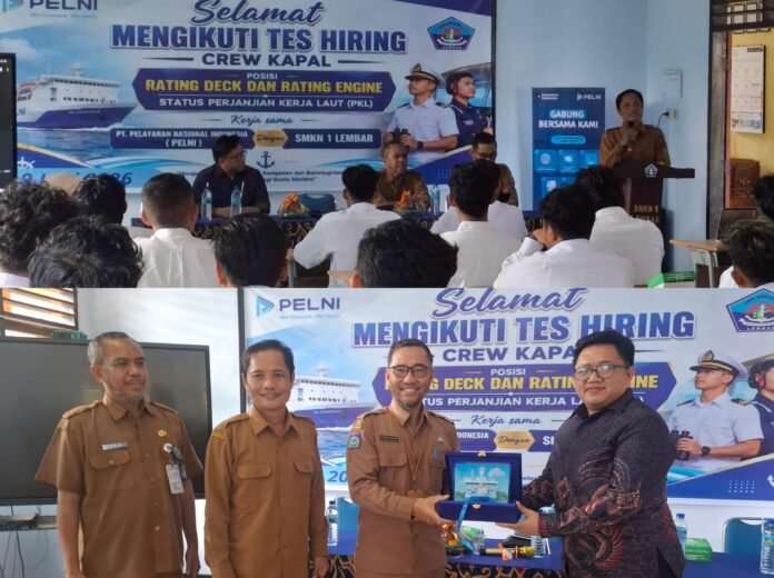 PT Pelni Rekrutmen Khusus Lulusan SMK Dipusatkan di SMKN 1 Lembar