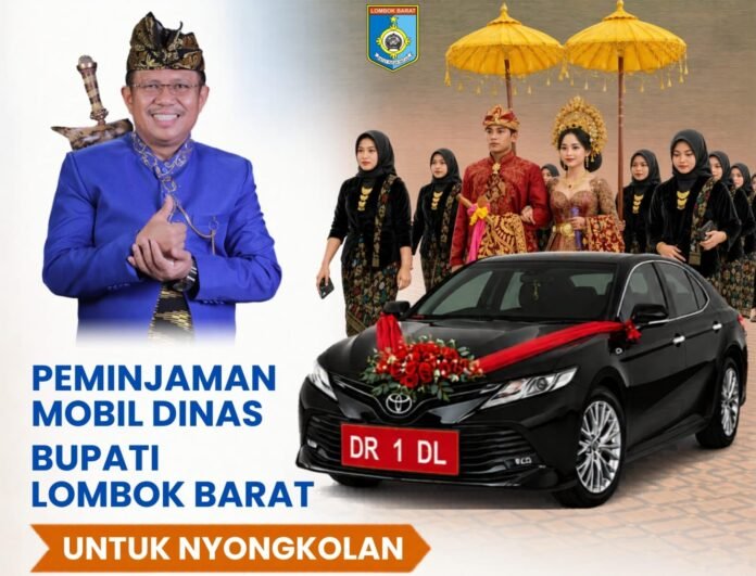 Warga Lobar Bisa Pinjam Mobil Dinas Bupati untuk Nyongkolan