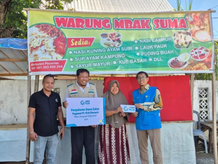 YBM PLN UP3 Bima Salurkan Bantuan Modal Usaha bagi 14 Pelaku UMK Perempuan di Kota Bima