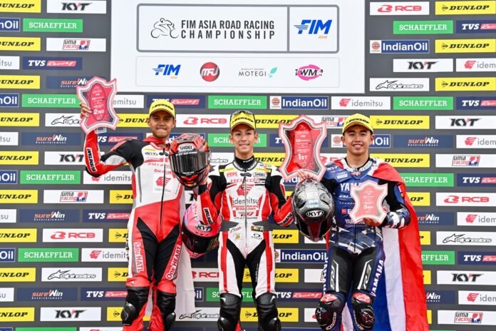 CBR Series Melesat Kencang, AHRT Borong Tiga Podium ARRC Motegi