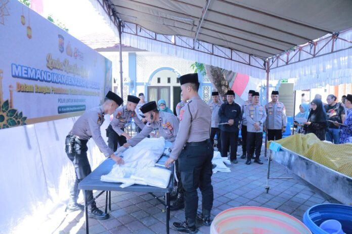Semarak Hari Bhayangkara ke-80, Polda NTB Gelar Lomba Azan dan Memandikan Jenazah