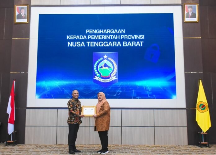 NTB Raih Penghargaan BSSN, Seluruh Kabupaten/Kota Resmi Terhubung dalam Sistem Keamanan Siber Nasional