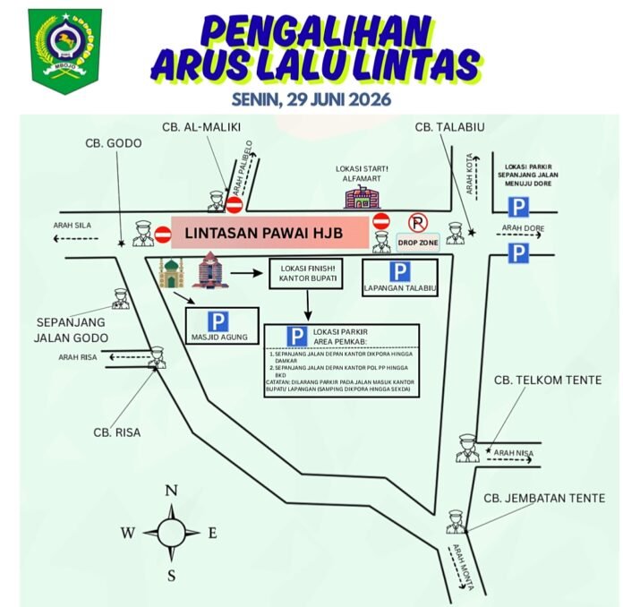 Pawai Rimpu, Dishub Siapkan Rekayasa Lalu Lintas