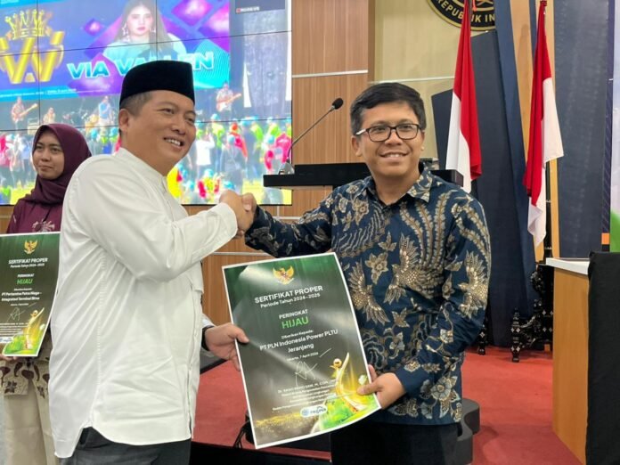 PLN Indonesia Power UBP Jeranjang Terima Apresiasi Pencapaian Proper Hijau dari Gubernur NTB