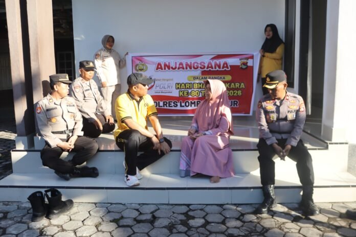 Sambut Hari Bhayangkara, Polres Lombok Timur Gelar Anjangsana ke Purnawirawan Polri dan Warakauri