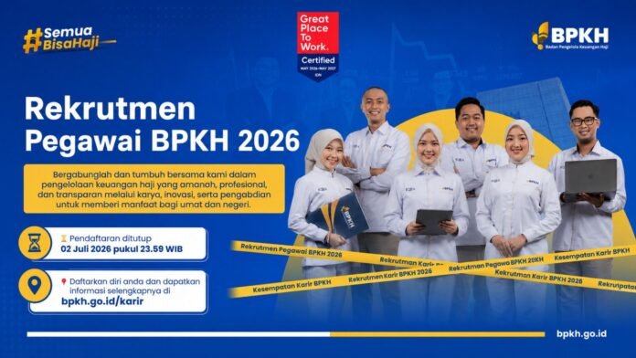 BPKH Lowongan Kerja untuk Sembilan Posisi Strategis