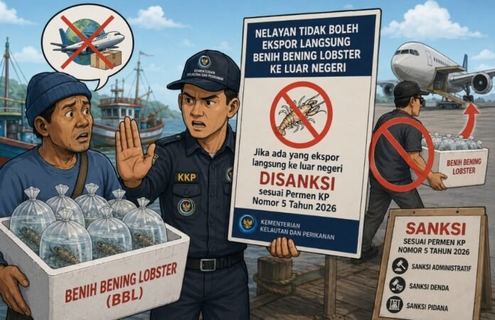Ketahuan Ekspor BBL, Nelayan NTB Terancam Sanksi