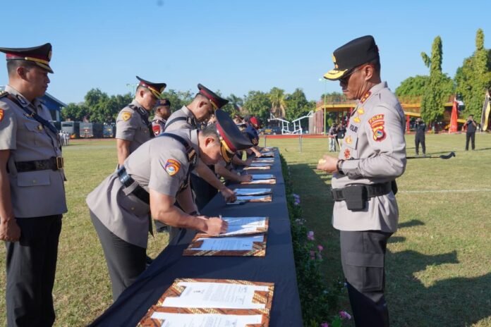 Pimpin Sertijab PJU dan Kapolres, Kapolda NTB Tekankan Peningkatan Kinerja dan Pelayanan
