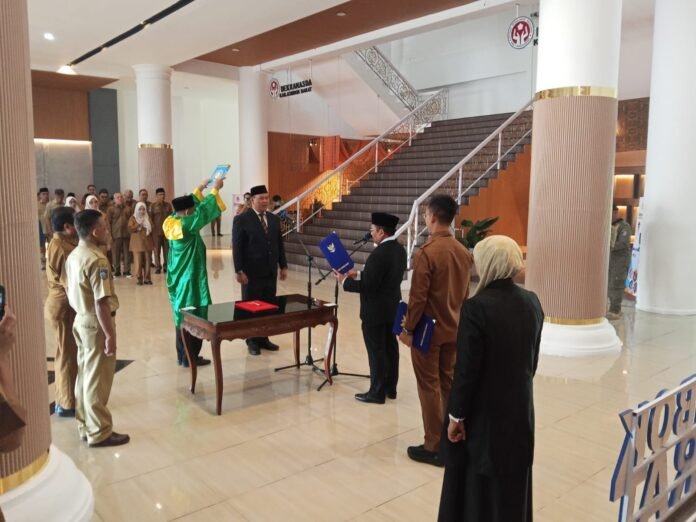 Lantik Saikhu Jadi Penjabat Sekda, Bupati LAZ Segera Umumkan Seleksi Terbuka Jabatan Sekda