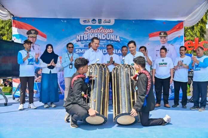 Dari Peluncuran SMK-SLB NTB Mendunia, Gubernur Ingatkan Pengelolaan Sekolah Tidak Lagi Konvensional