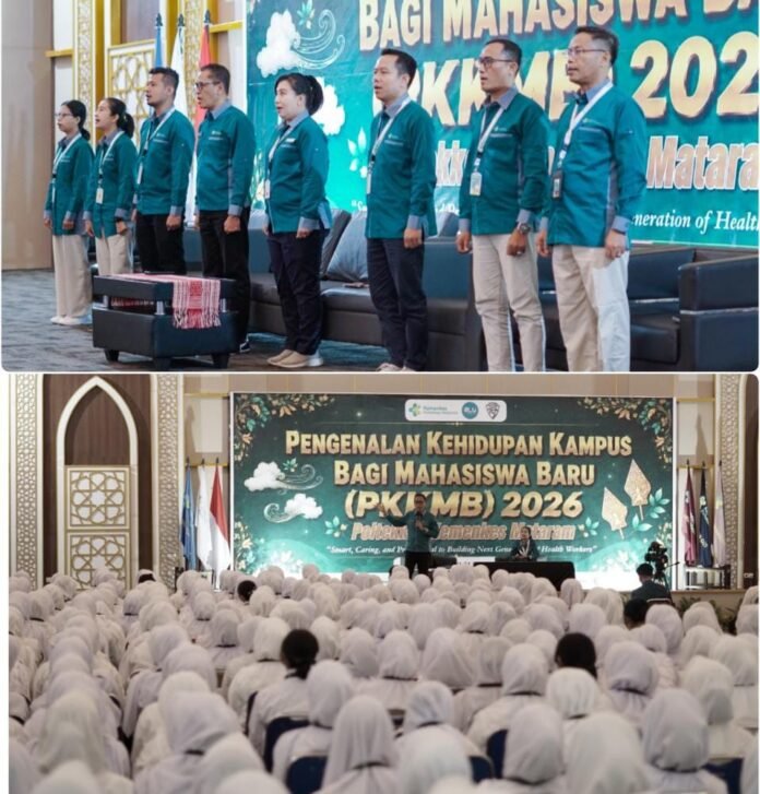 PKKMB Poltekkes Kemenkes Mataram 2026 Resmi Dibuka, Bekali 1.153 Mahasiswa Baru Menjadi Tenaga Kesehatan Profesional Berkarakter