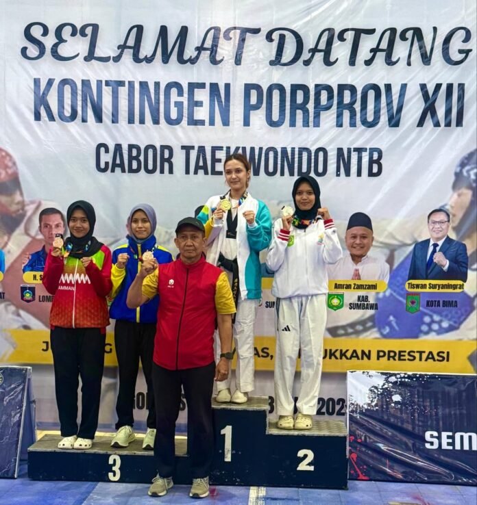 Sesuai Janji, Susan Stewart Persembahkan Medali Emas untuk Kota Mataram