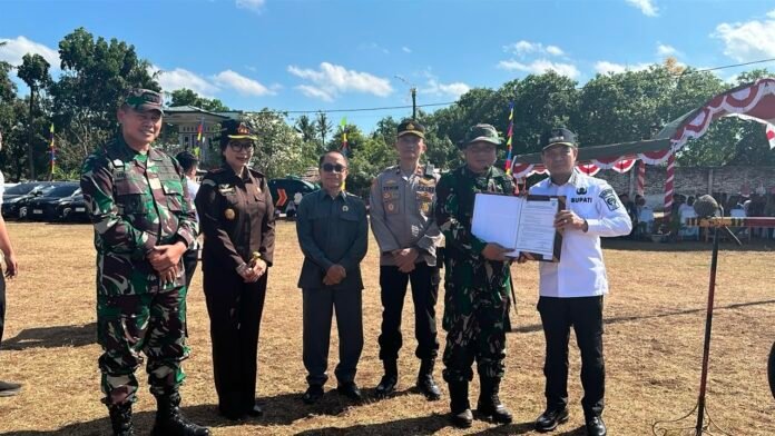 Resmi Buka TMMD Ke-129 Tahun 2026, Perkuat Sinergi TNI dan Pemda Bangun Desa