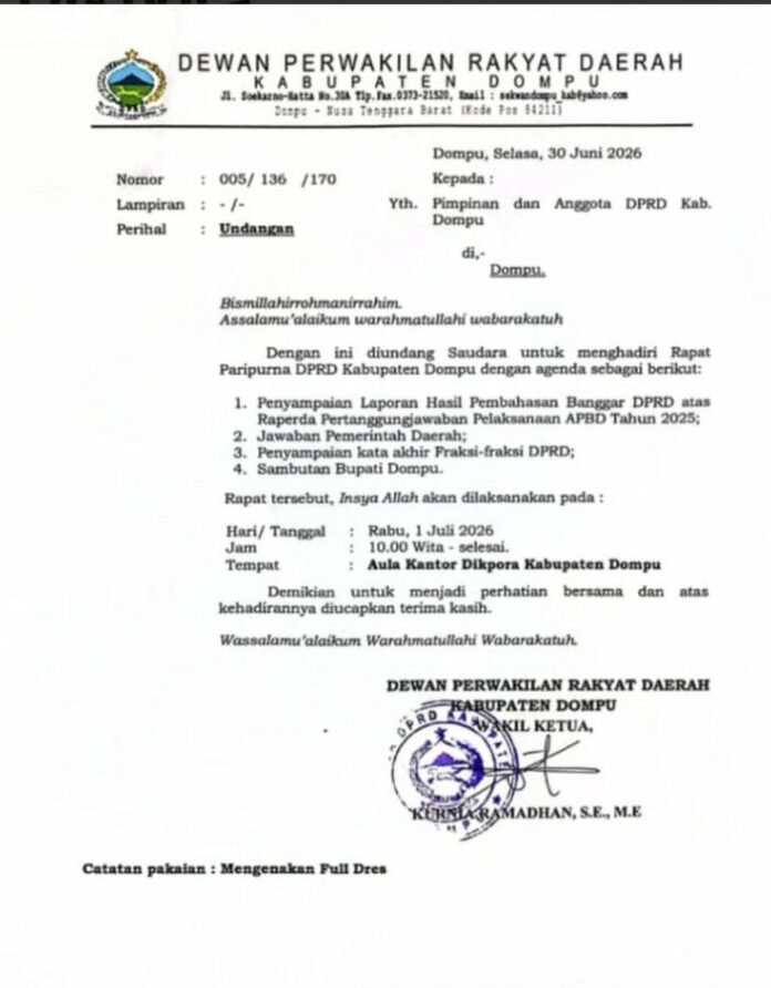 Kantor DPRD Dirusak, Rapat Paripurna Dipindah ke Aula Dikpora