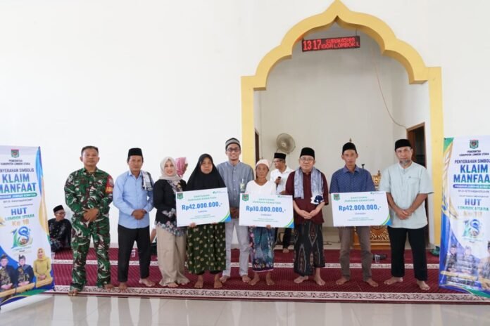 BPJS Ketenagakerjaan dan Pemda KLU Salurkan Santunan Jaminan Kematian