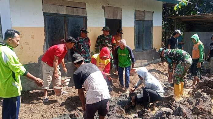 RTLH Mulai Direhab Dansatgas TMMD ke-129 Tinjau Rehabilitasi Musala di Manggelewa
