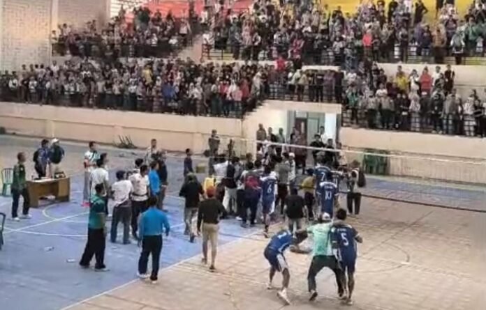 Ricuh, Partai Final Porprov NTB 2026 Cabor Bola Voli Lobar Vs Dompu
