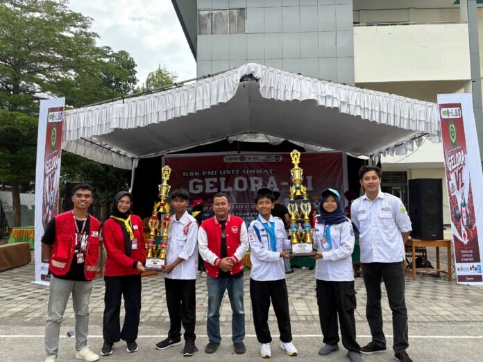 GELORA VI KSR PMI Unit Ummat Diikuti 360 Pelajar Se-NTB, Cetak Relawan Muda Tangguh dan Berprestasi