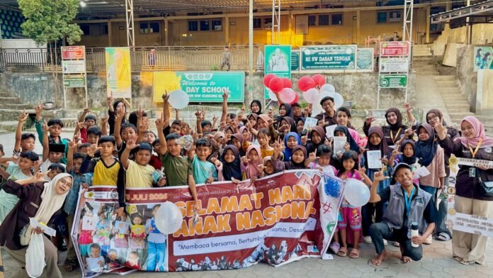 KKN PMD Unram Desa Montong Beter Jadikan Hari Anak Puncak Gerakan Literasi di 10 Dusun