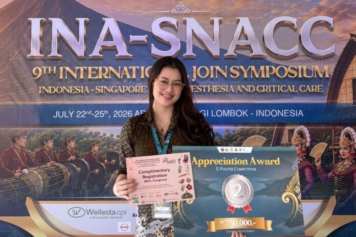 Mahasiswi FK Unizar Raih Juara 2 E-Poster Competition Internasional INASNACC-SNACC 2026
