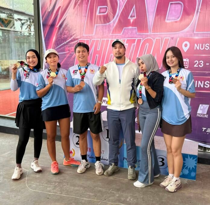Di Bawah Kepemimpinan Wira Adiputra, Padel Kota Mataram Sukses Raih Emas Porprov NTB 2026